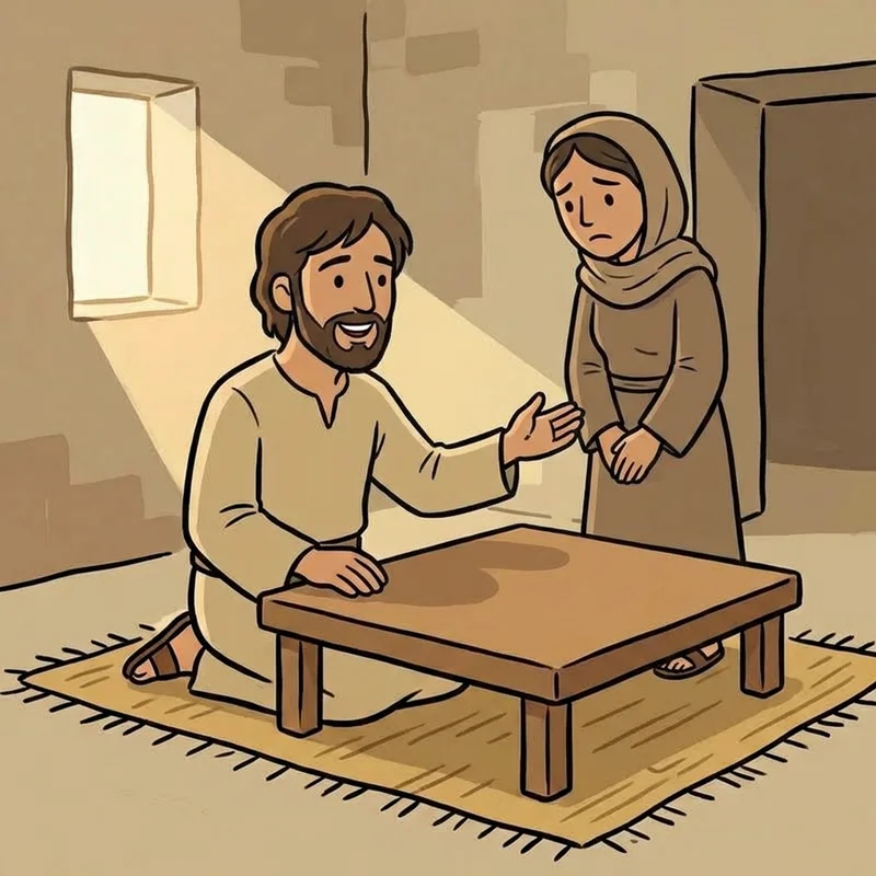 Gospel story illustration